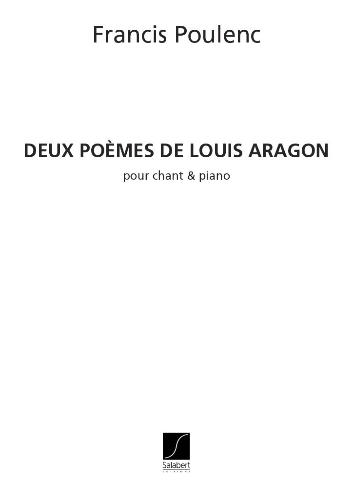 Deux Poemes De Louis Aragon